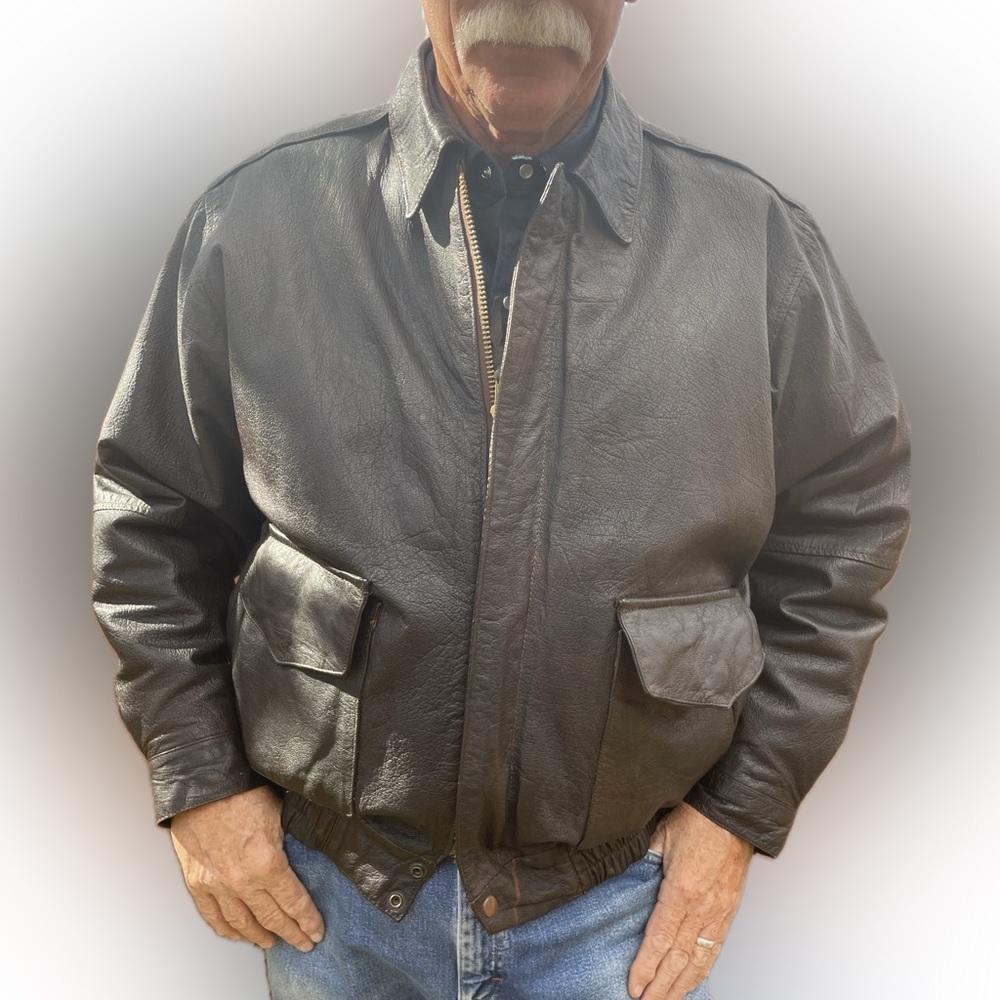 Bomber Jacket. Unik Leather Apparel Men's XXL